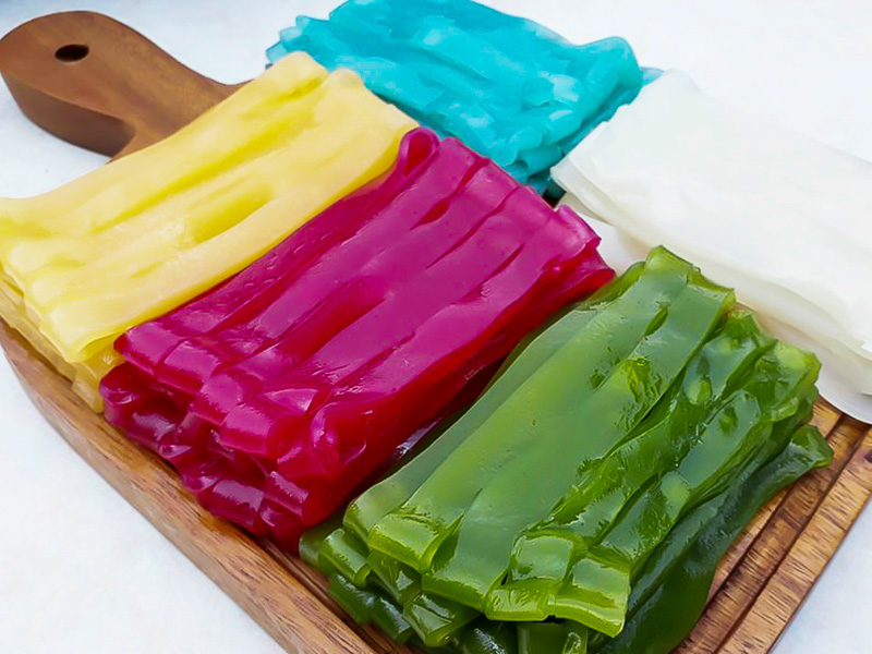 Rainbow Flat Rice Noodles.