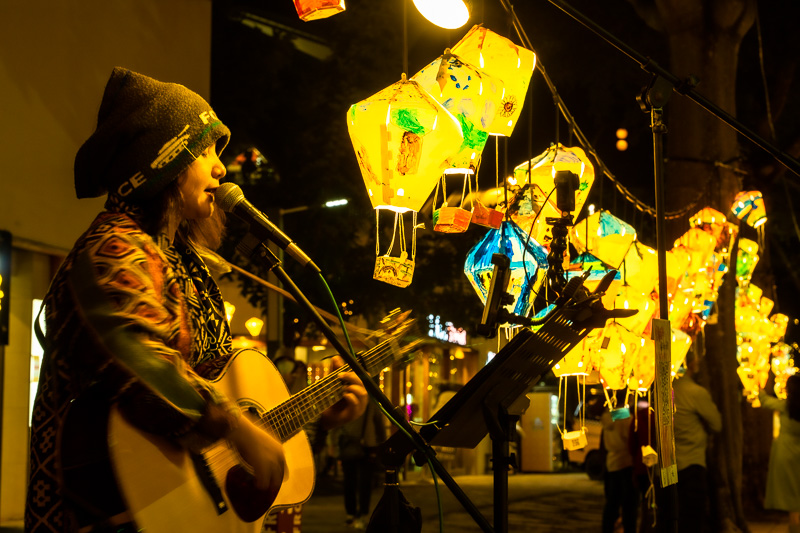 Tiehua Music Village features weekly performances by local Taitung artists and is adjacent to a nightly craft markets.