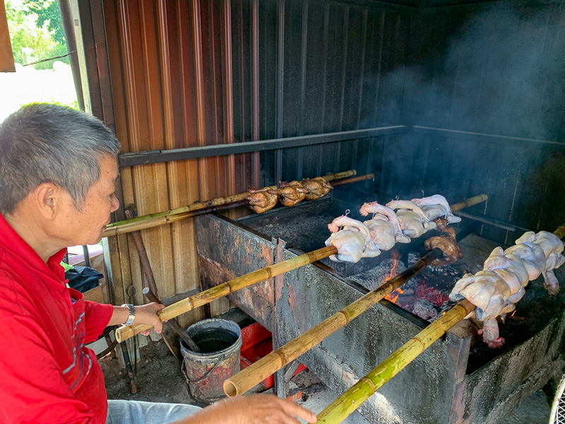 Bamboo-roasted Chicken is a local delicacy.