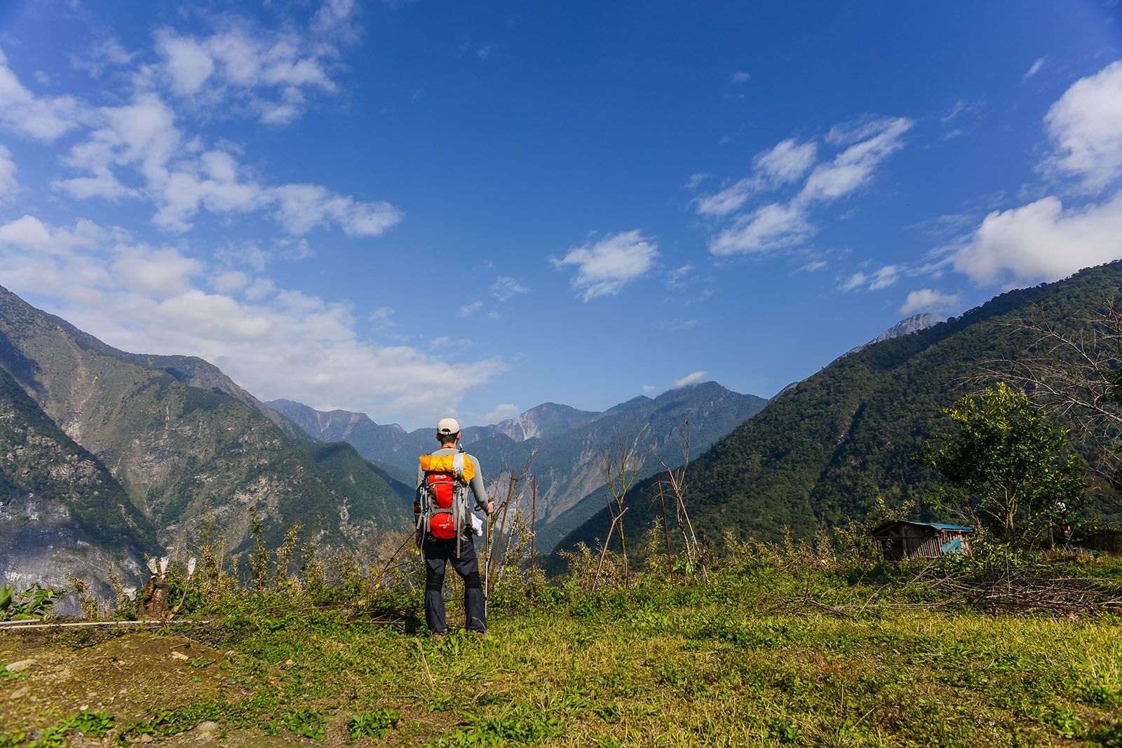 Datong Village offers an expansive view of the peaks of Upper Taroko.