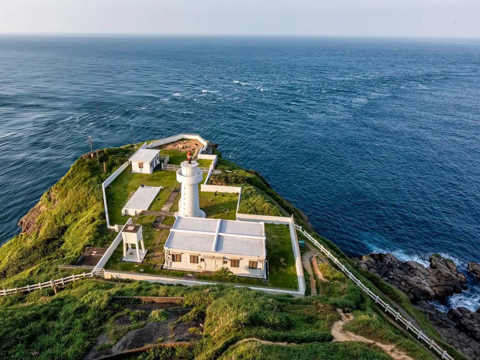 The Bitou Cape Lighthouse.