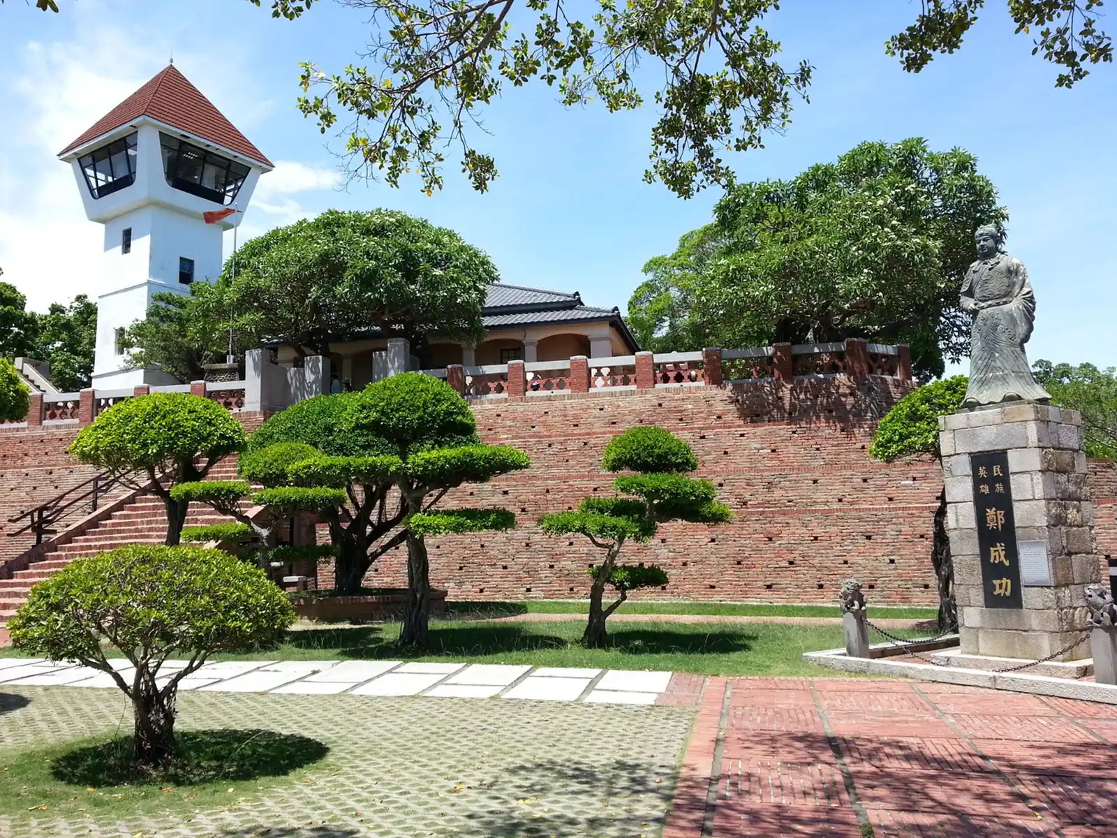 Tainan Fort Zeelandia garden