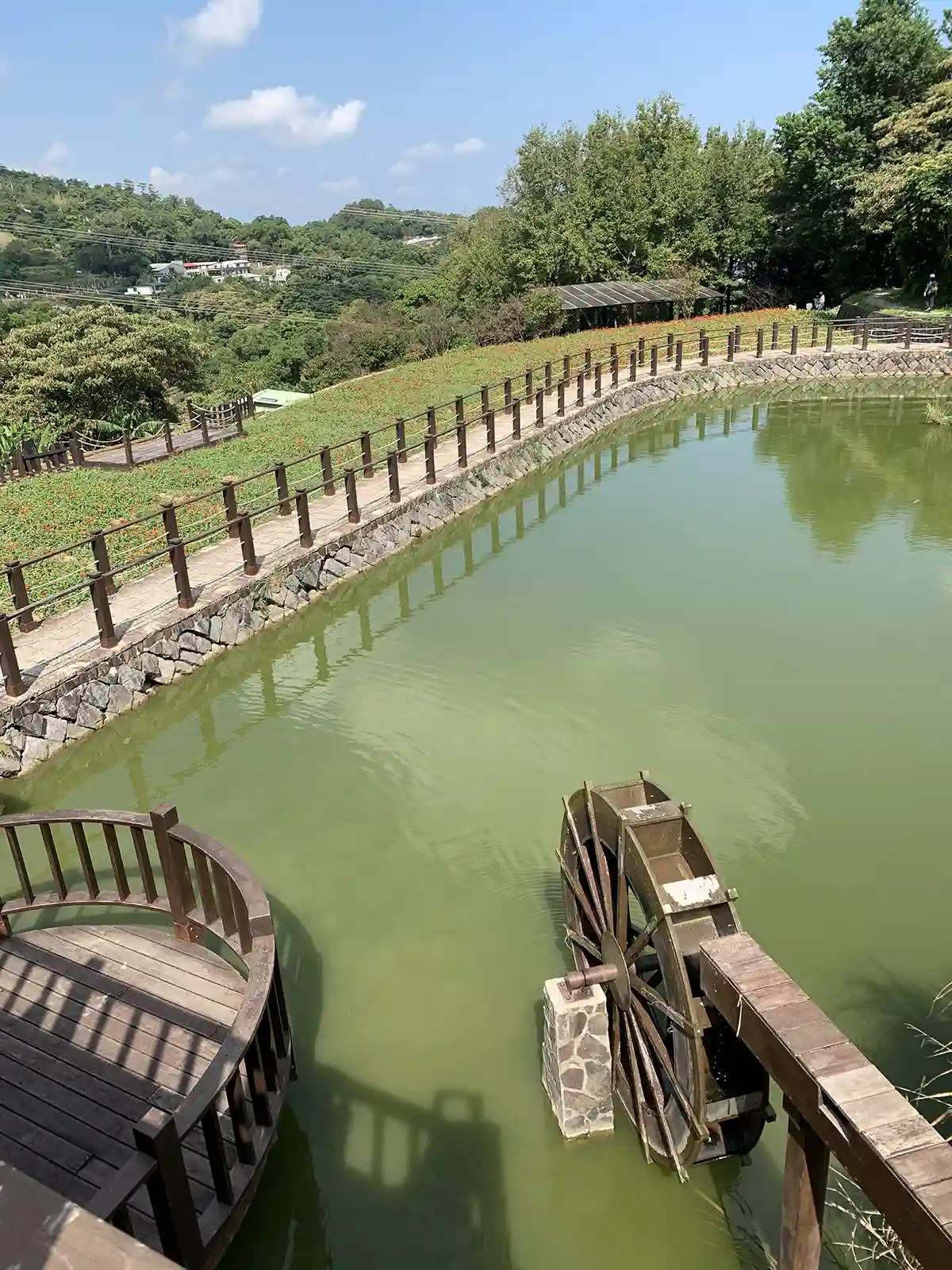 A pond at Zhangshu Trail