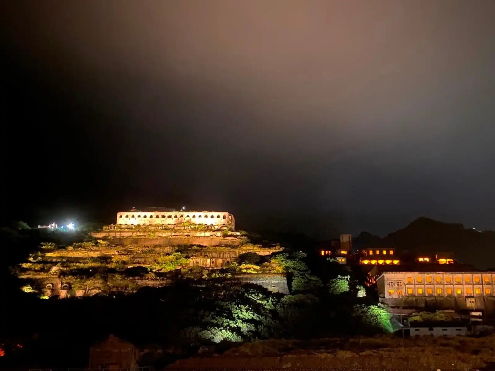 Night view of Remains of the 13 level